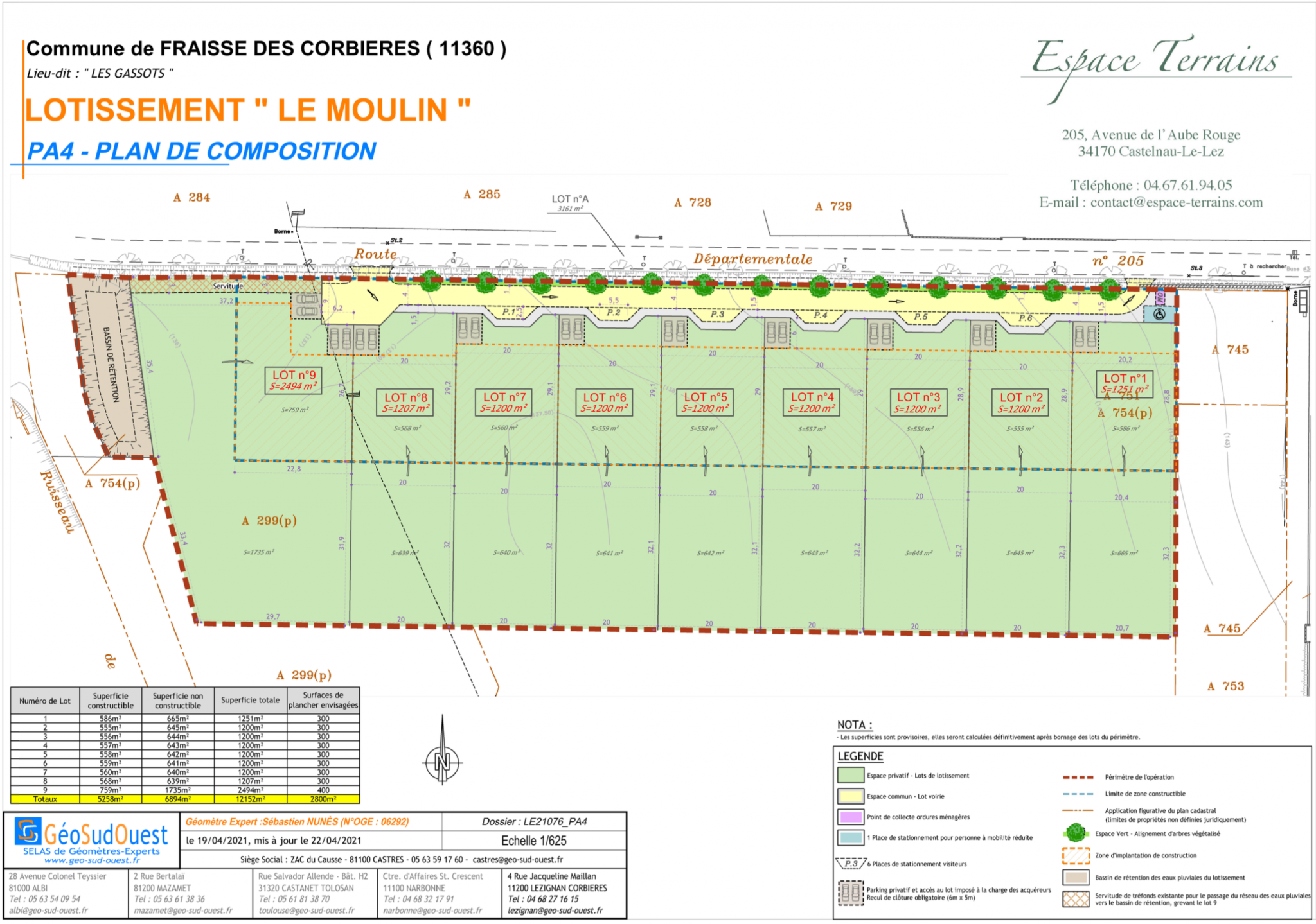 Vente Terrain à Sigean 0 pièce