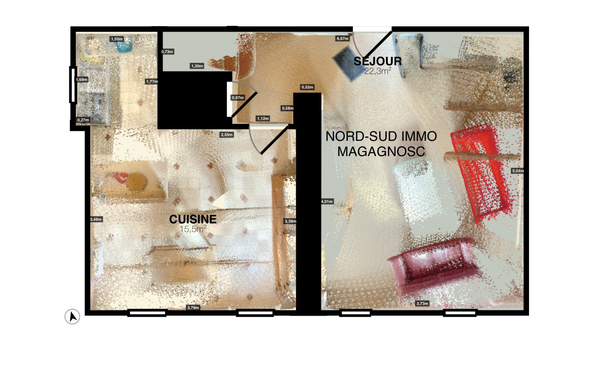 Location Appartement à Grasse 3 pièces