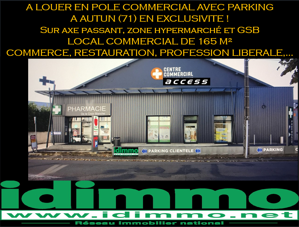 Location Bureau / Commerce à Autun 0 pièce