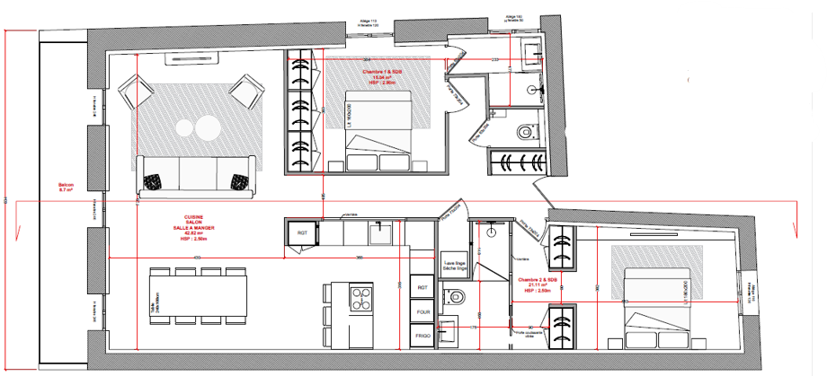 Vente Appartement à Bagnères-de-Bigorre 3 pièces