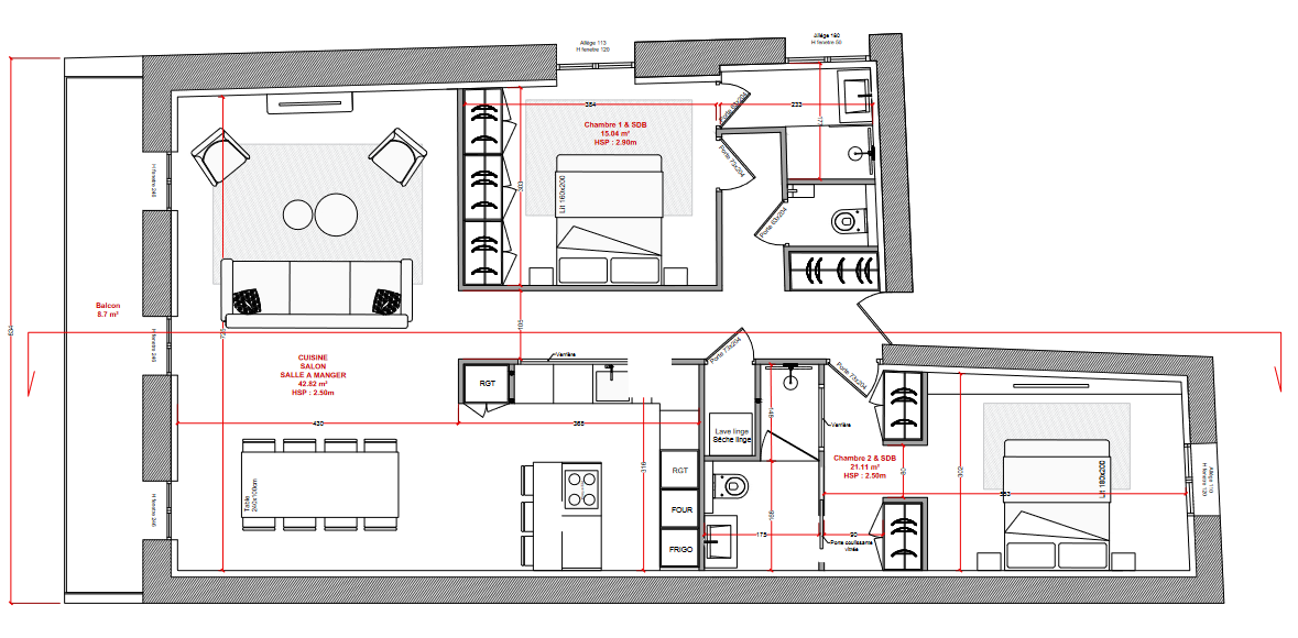 Vente Appartement à Bagnères-de-Bigorre 3 pièces