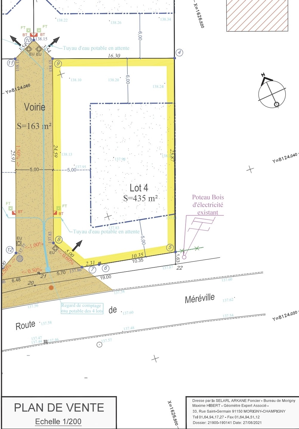 Vente Terrain à Angerville 0 pièce