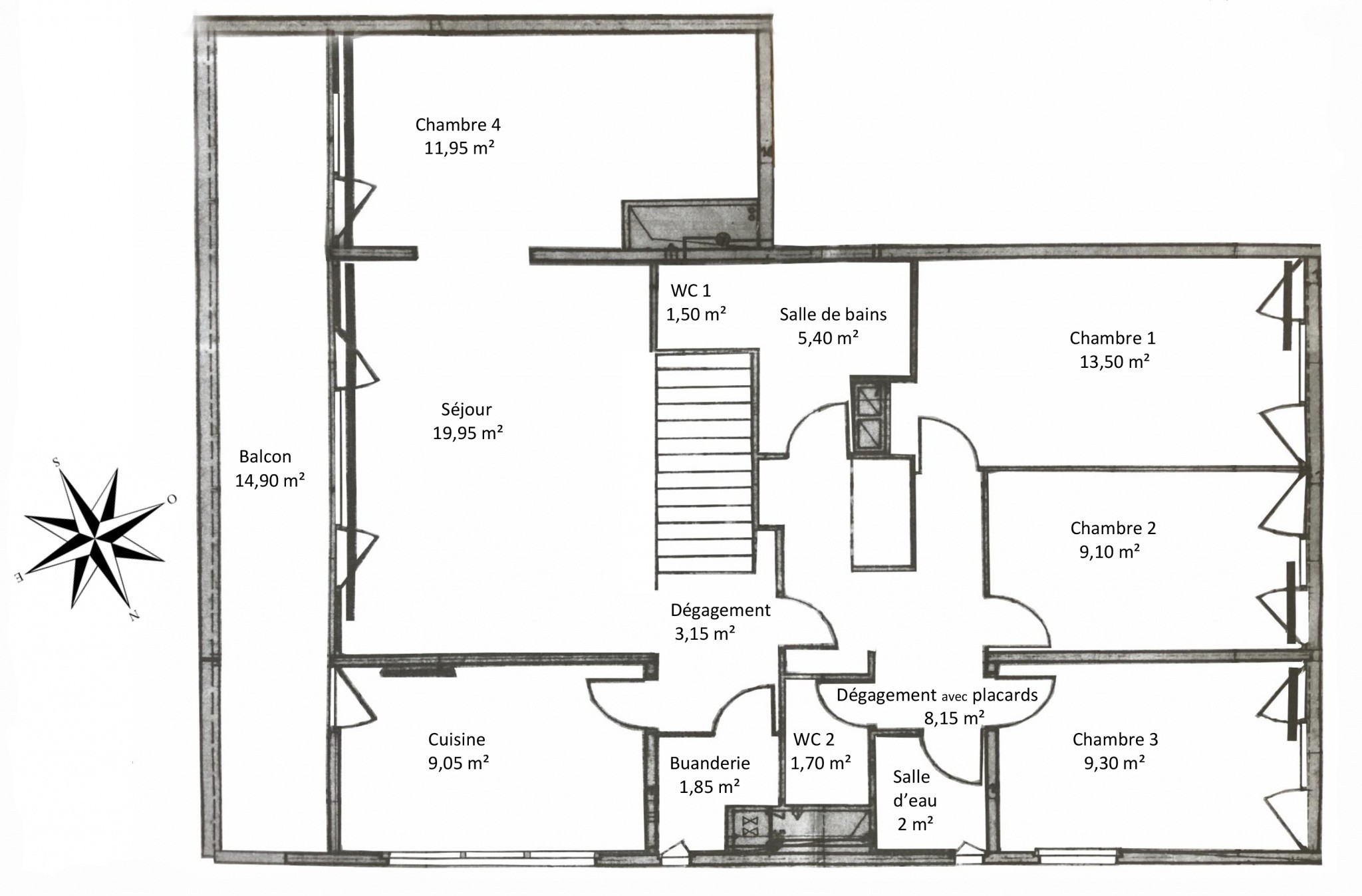 Vente Appartement à Nanterre 5 pièces