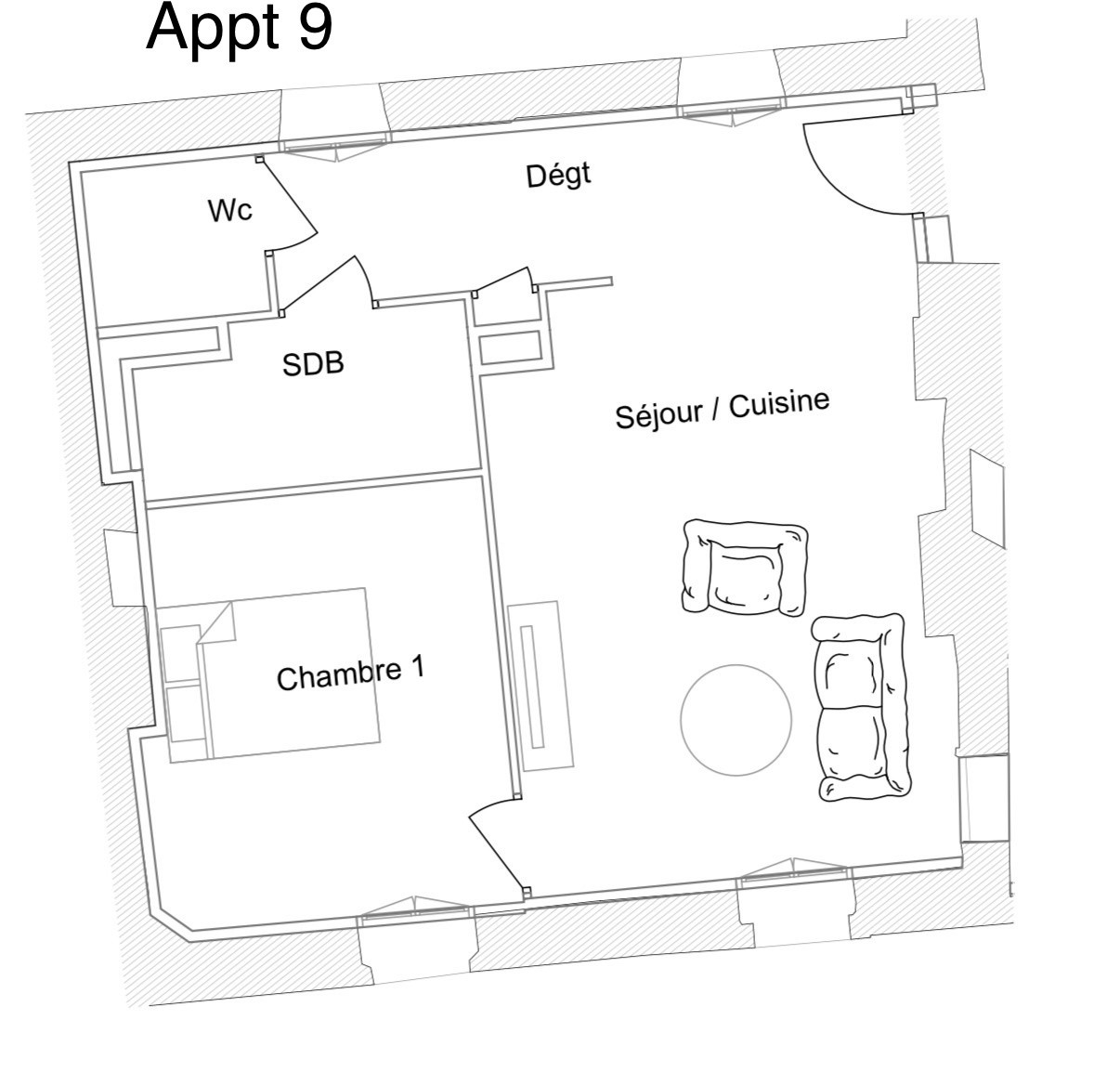 Vente Appartement à Lodève 2 pièces