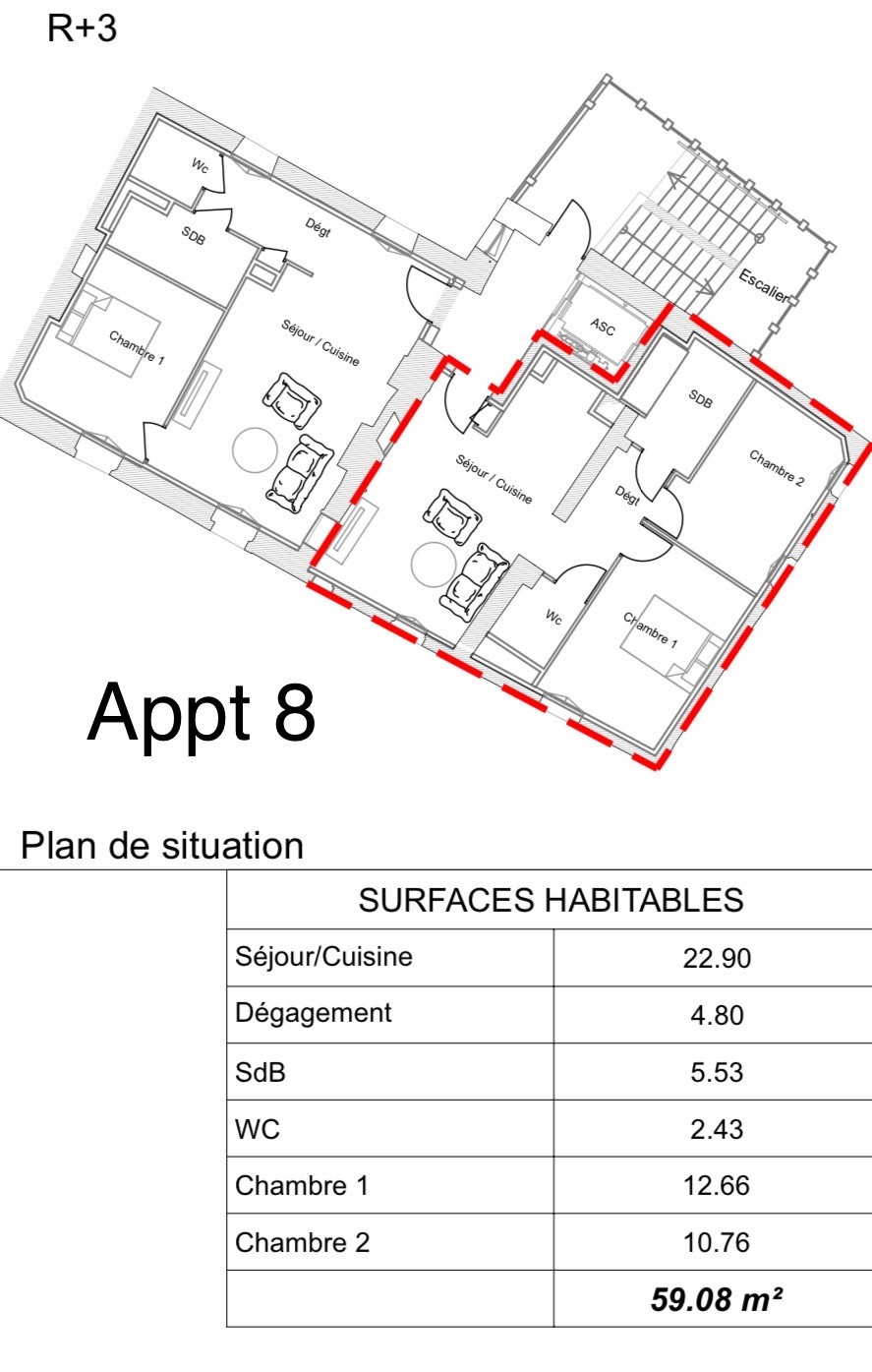 Vente Appartement à Lodève 3 pièces