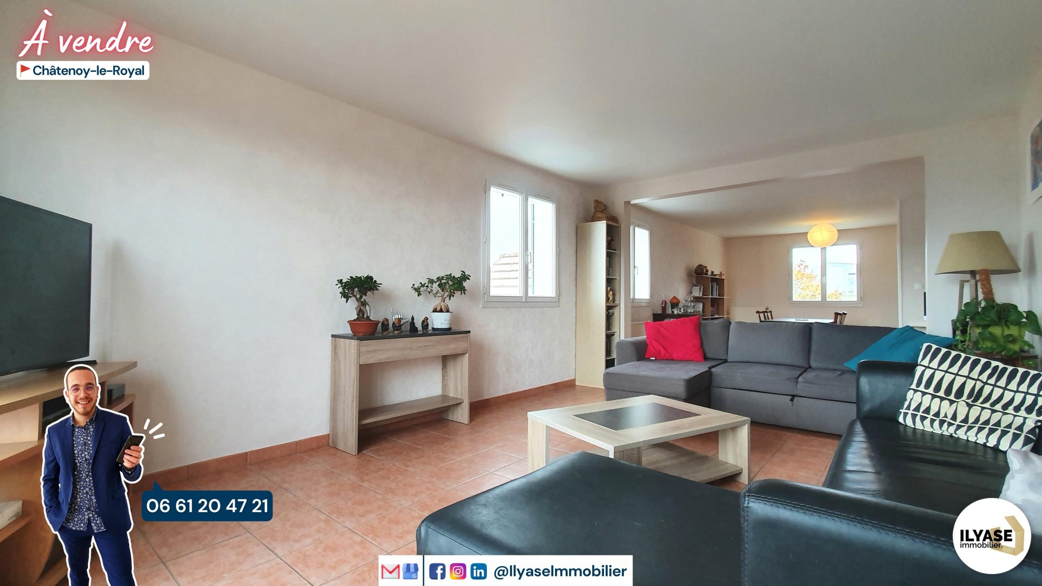 Vente Appartement à Châtenoy-le-Royal 5 pièces