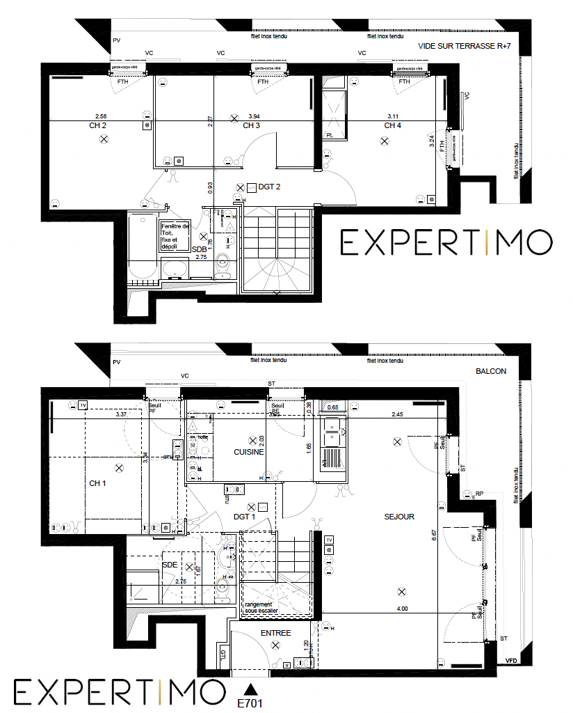 Vente Appartement à Nanterre 5 pièces