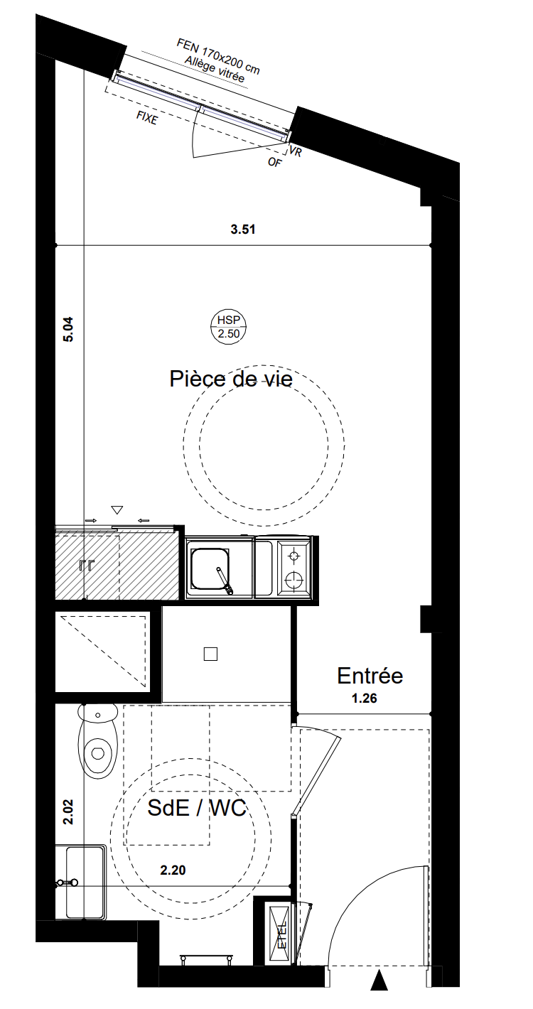 Vente Appartement à Rennes 1 pièce