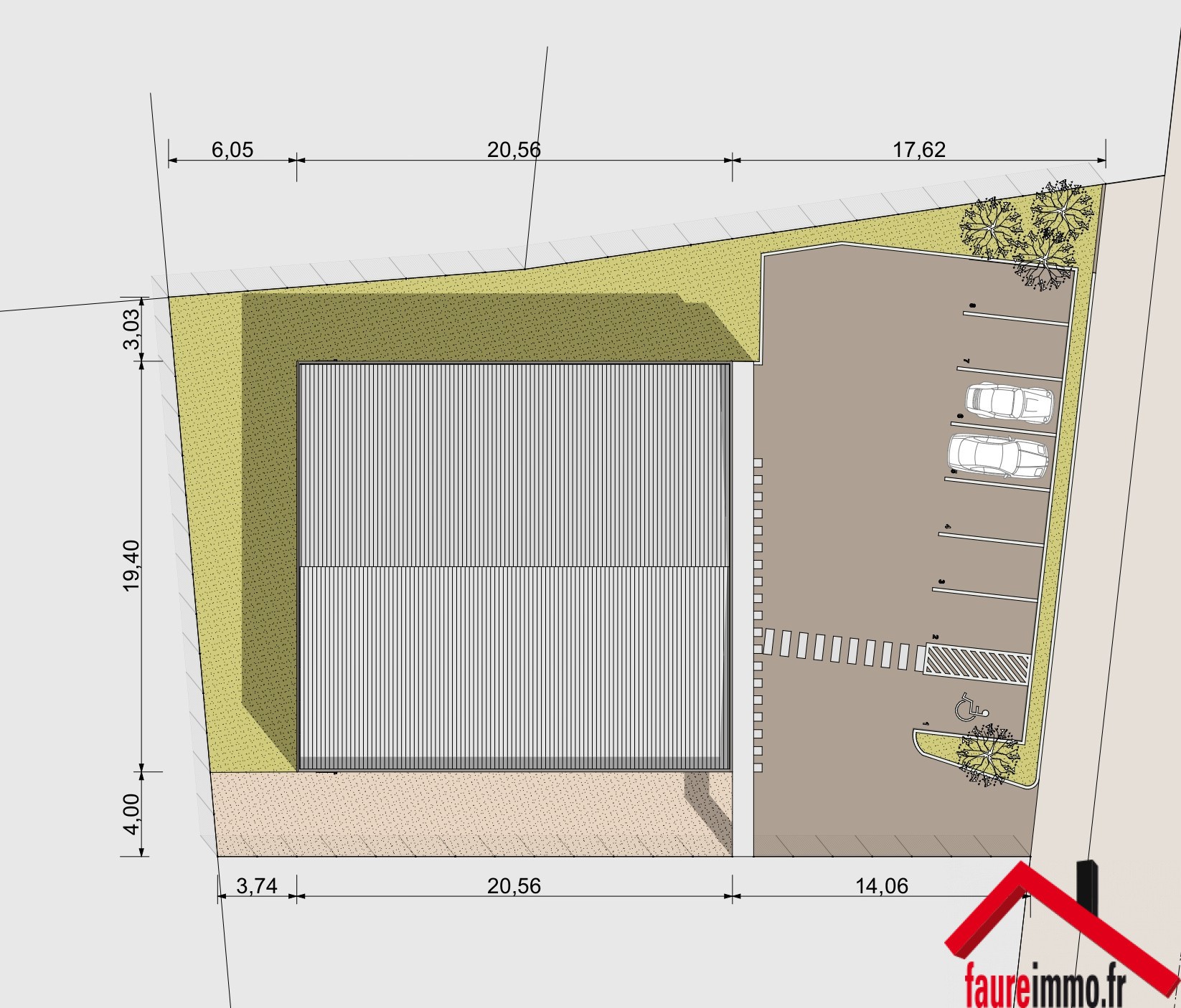 Location Bureau / Commerce à Donzenac 0 pièce