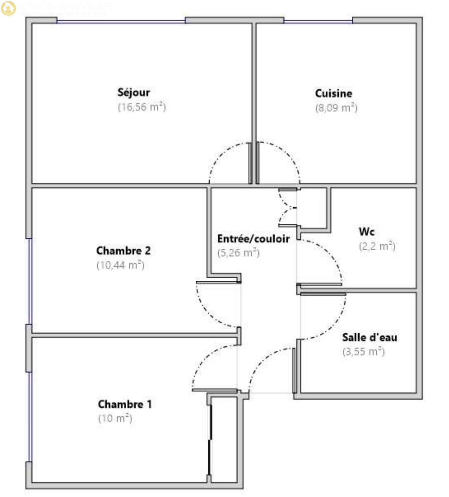 Vente Appartement à Saint-Brice-sous-Forêt 3 pièces