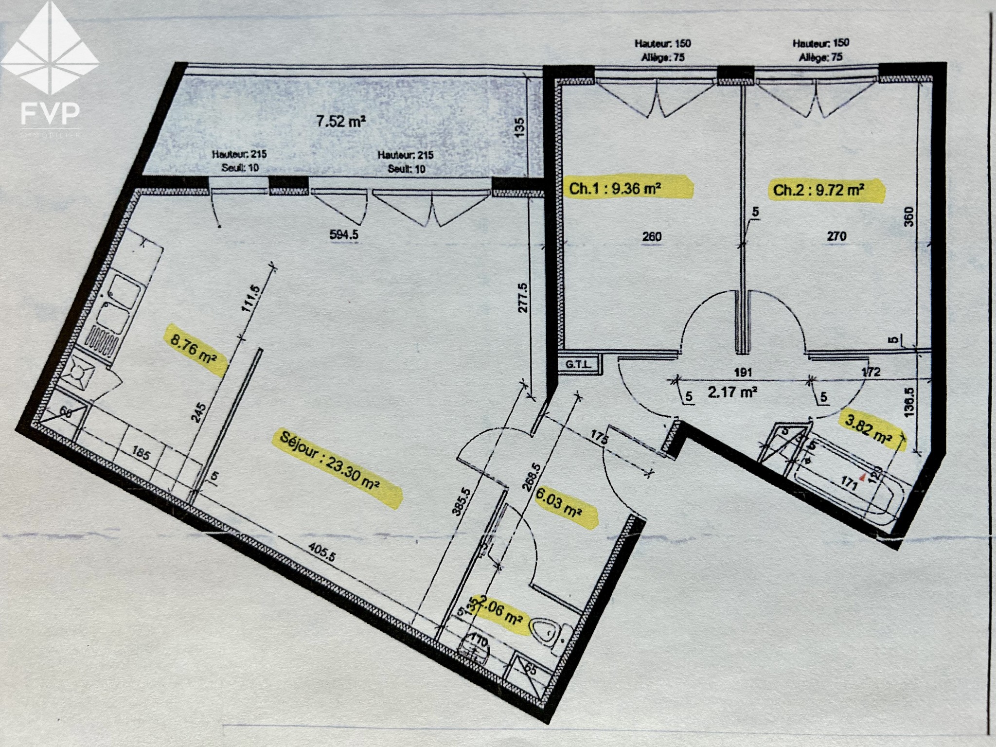 Vente Appartement à Fécamp 3 pièces