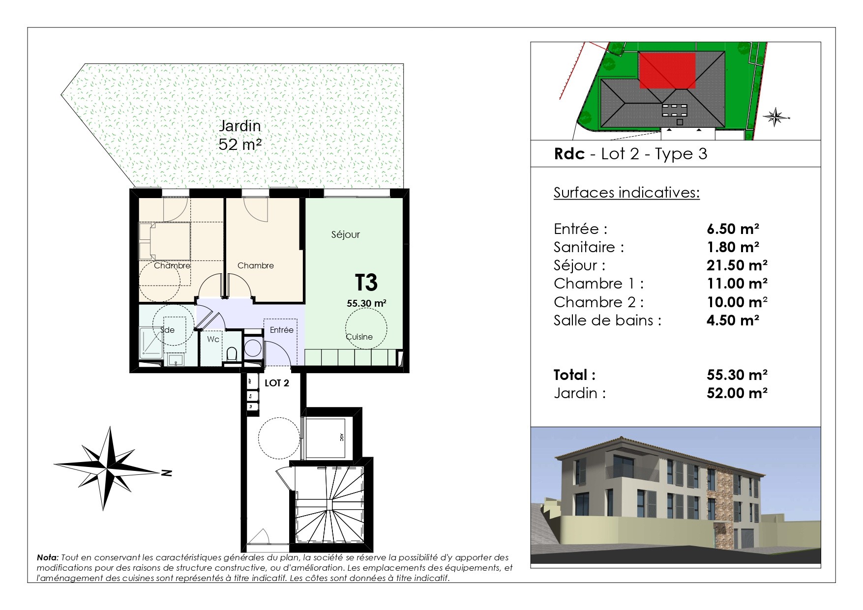 Vente Appartement à Six-Fours-les-Plages 3 pièces