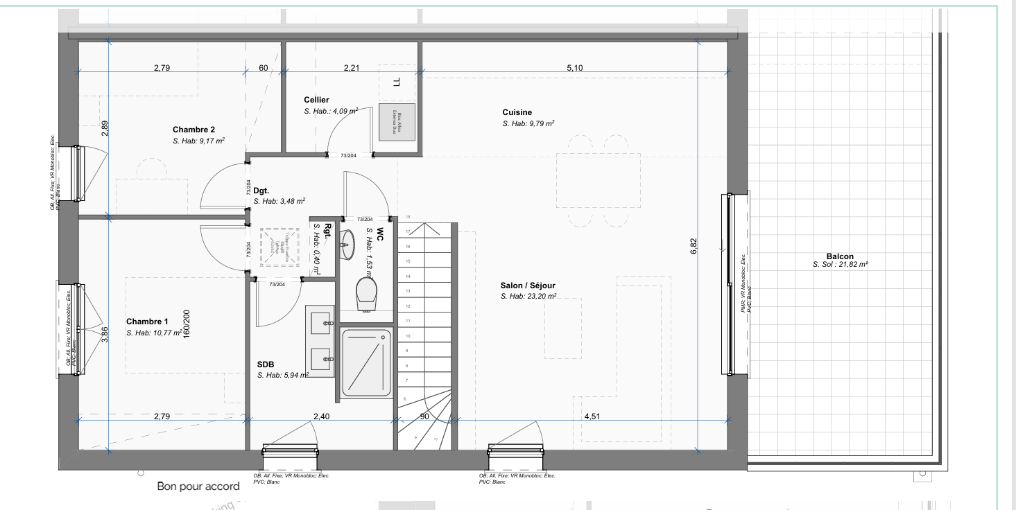 Vente Appartement à Sélestat 3 pièces