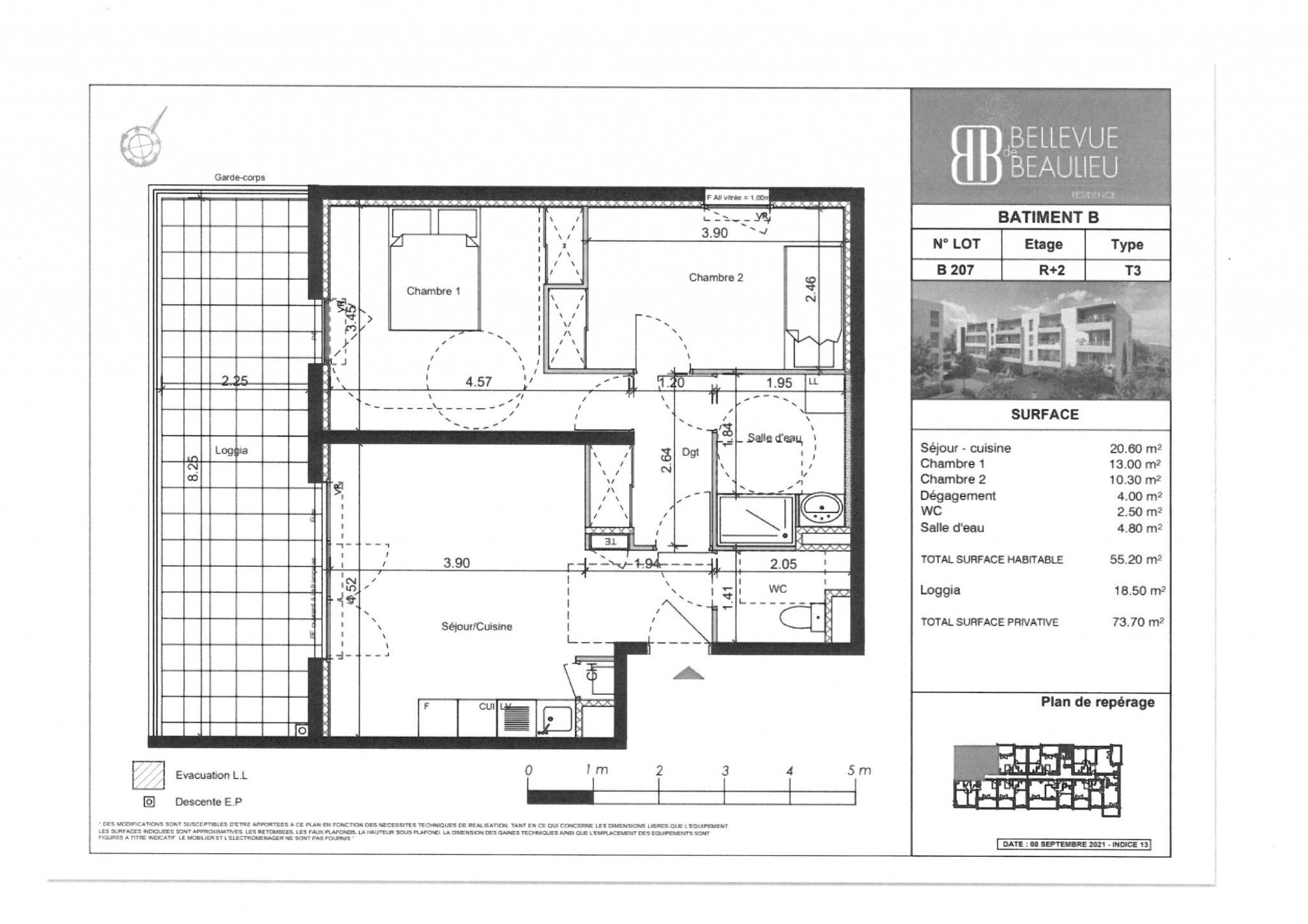 Location Appartement à Monteux 3 pièces