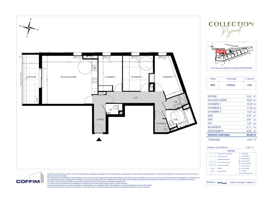 Vente Appartement à Aix-en-Provence 4 pièces