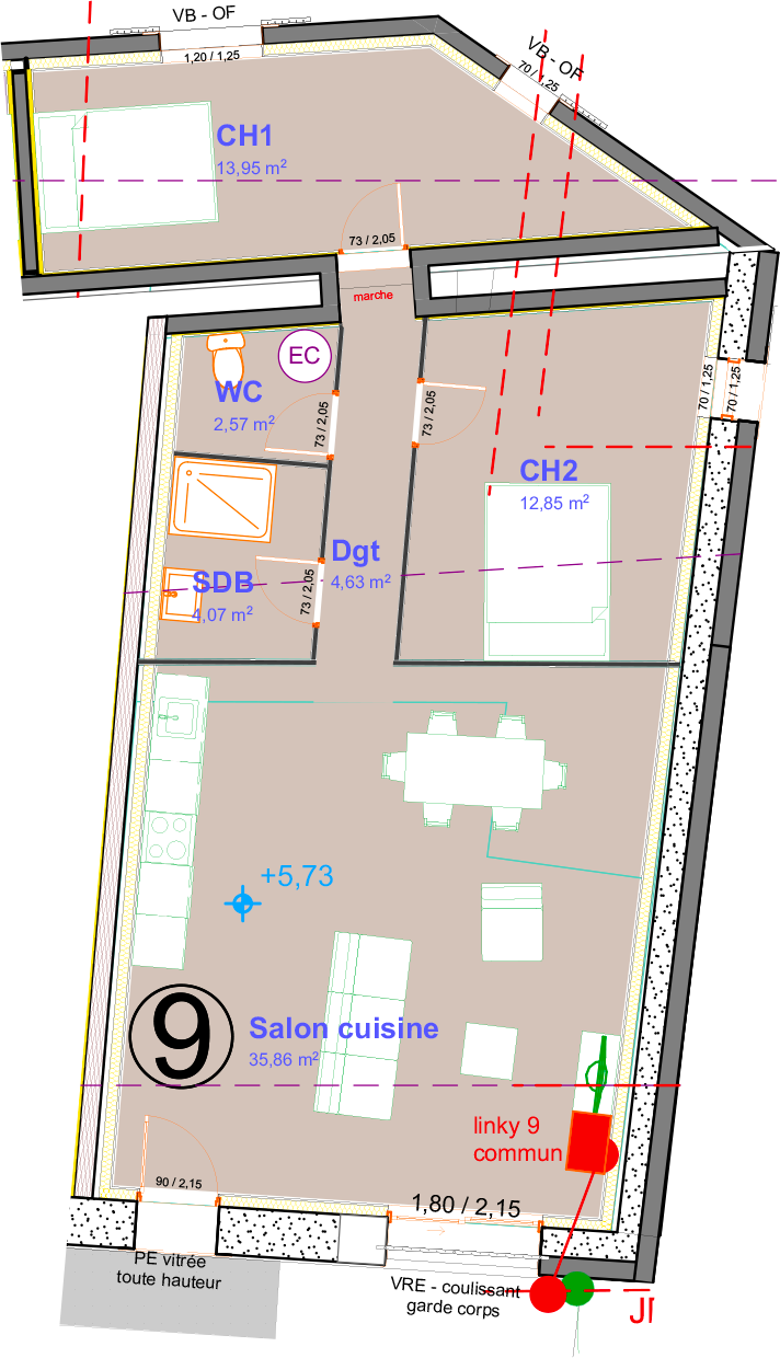 Vente Appartement à Jonquières 3 pièces