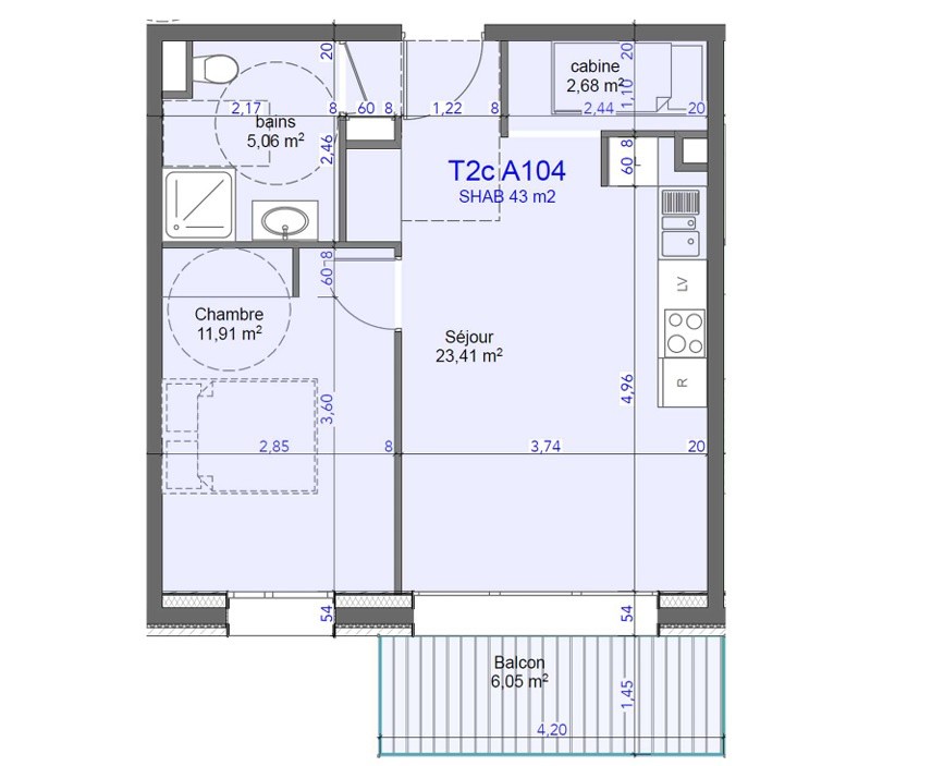 Vente Appartement à Mont-de-Lans 2 pièces