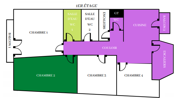 Location Appartement à Bordeaux 1 pièce