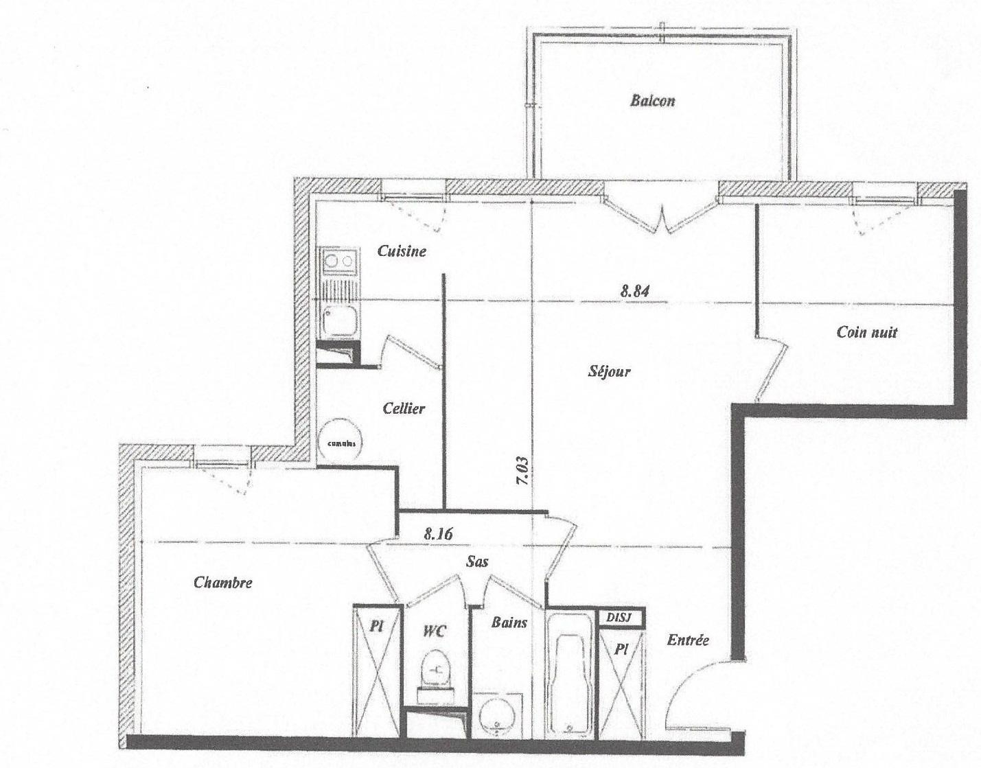 Location Appartement à Auch 2 pièces