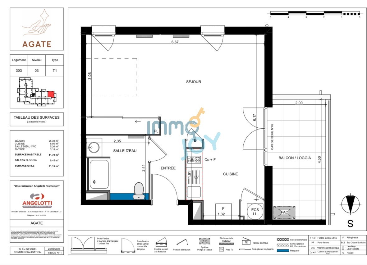 Vente Appartement à Béziers 1 pièce