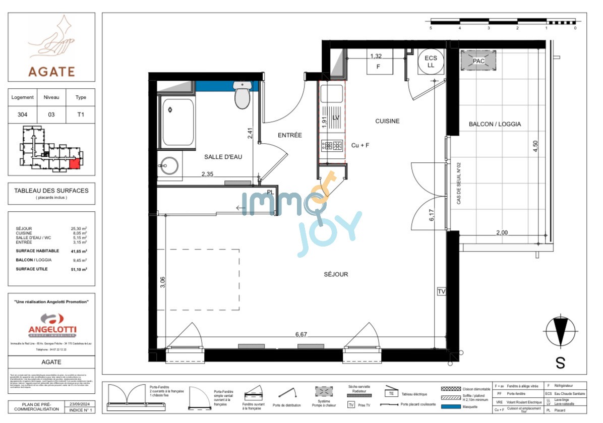 Vente Appartement à Béziers 1 pièce