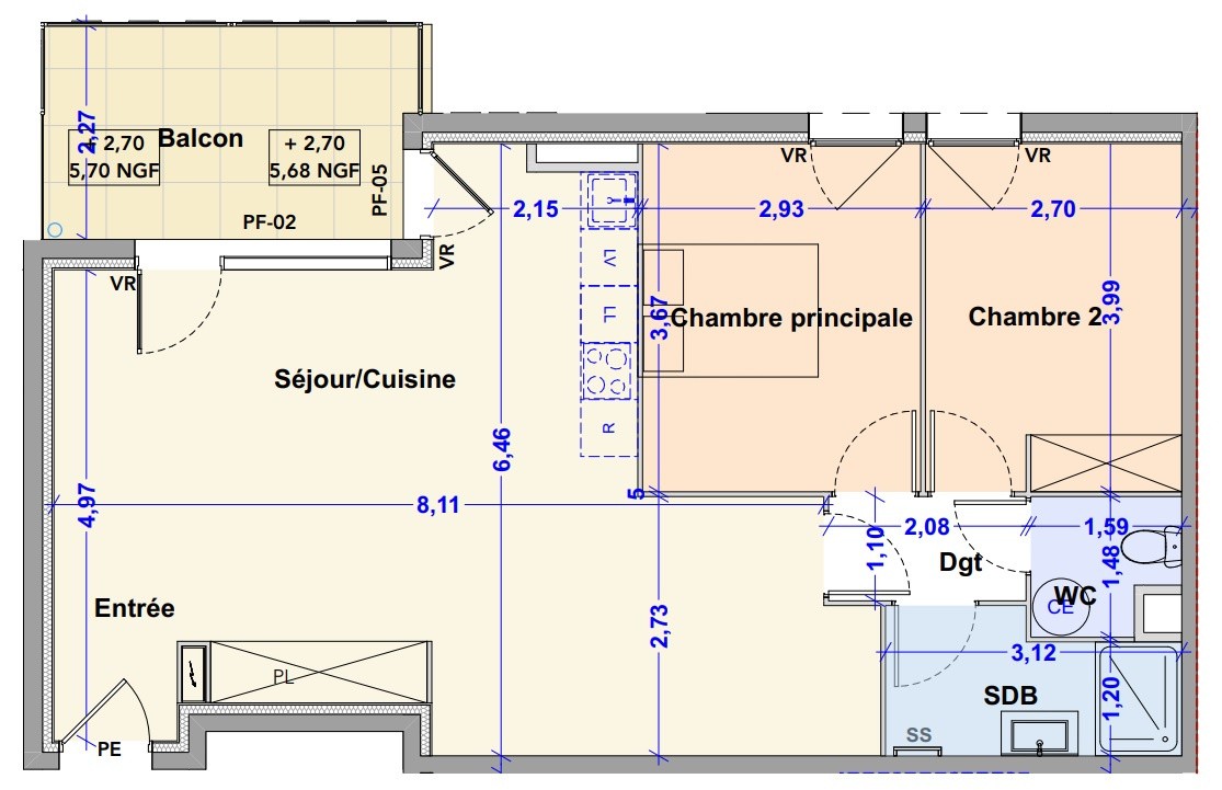 Vente Appartement à Frontignan 3 pièces