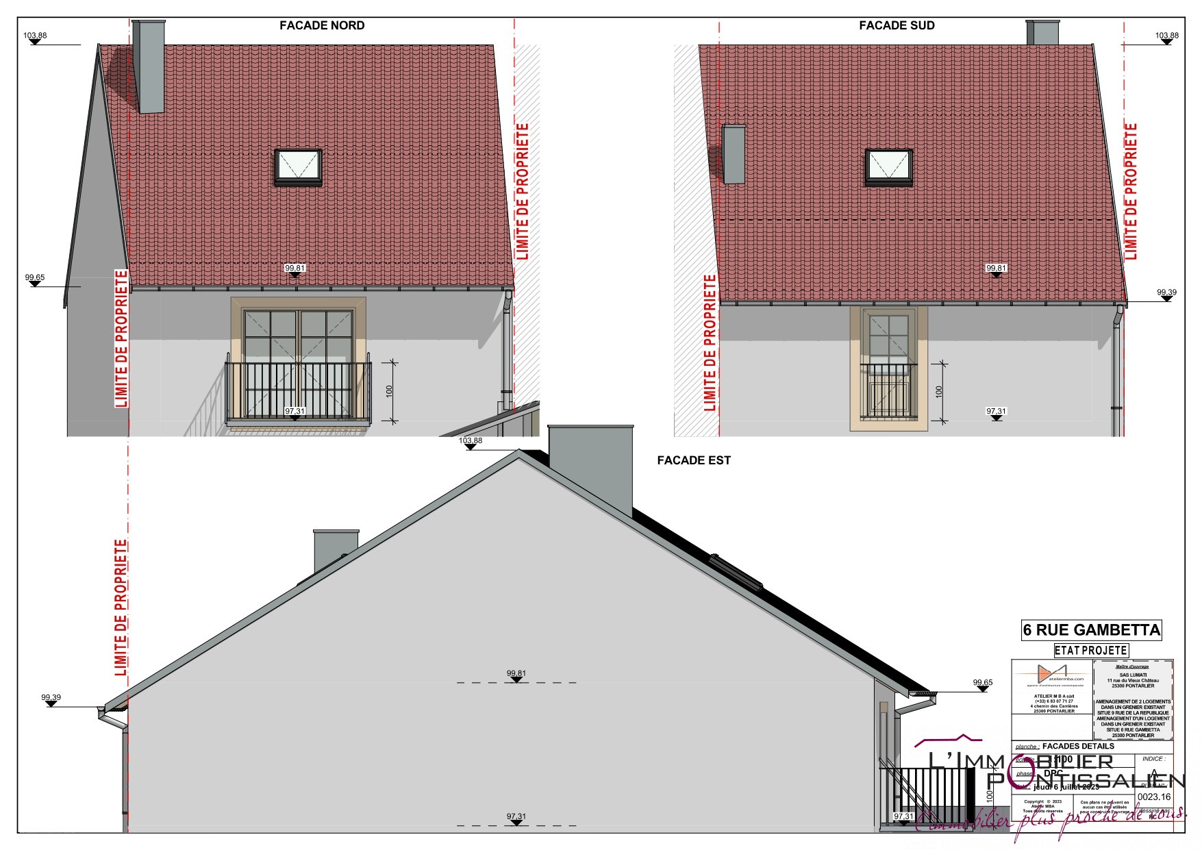 Vente Appartement à Pontarlier 5 pièces