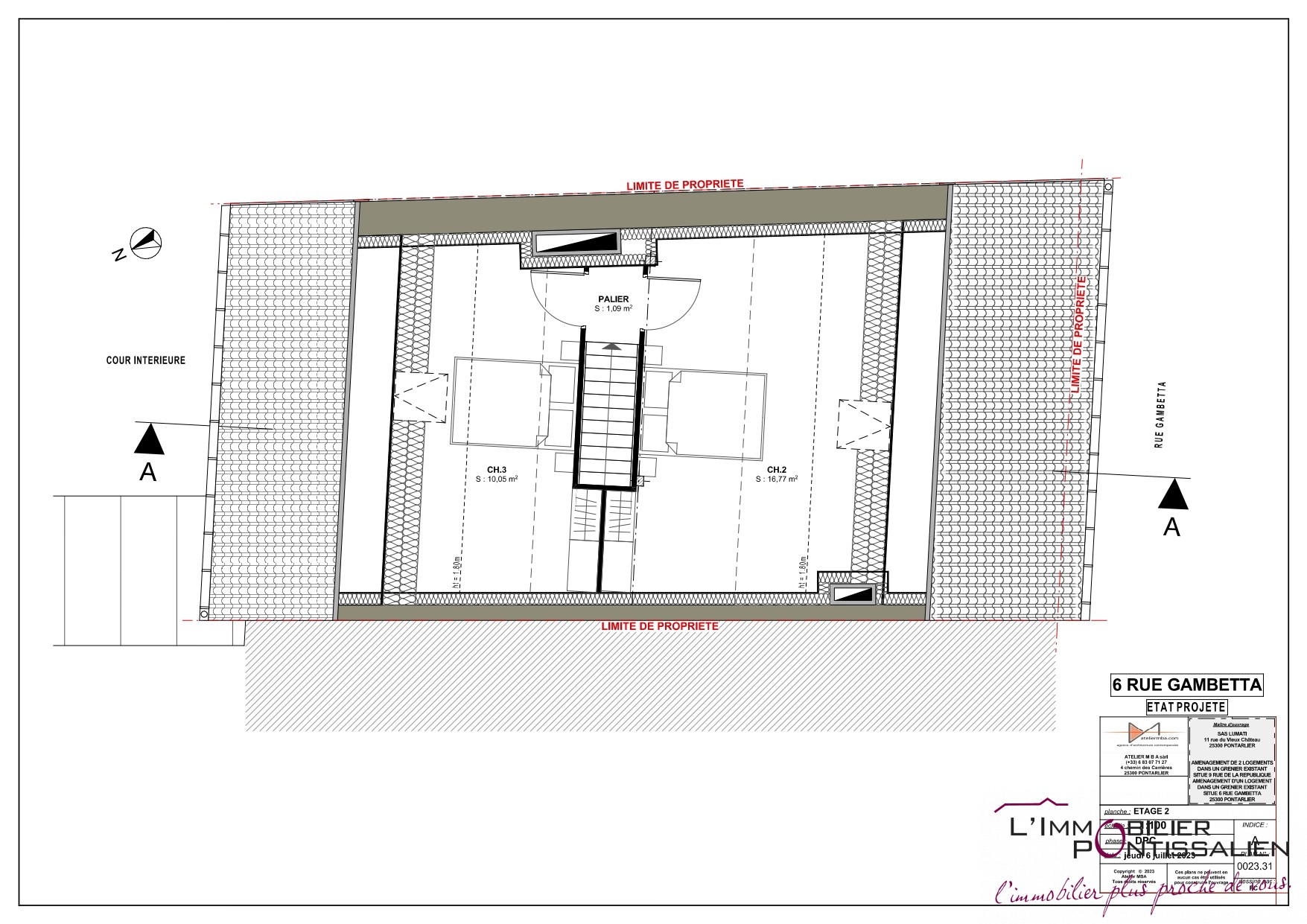 Vente Appartement à Pontarlier 5 pièces