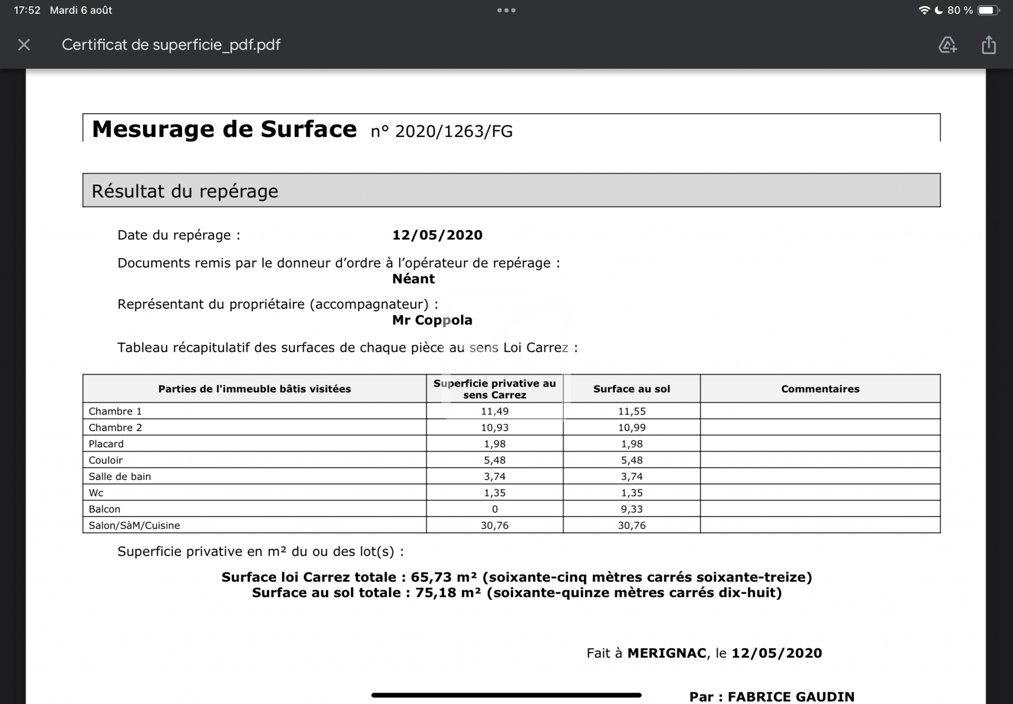 Vente Appartement à Mérignac 3 pièces