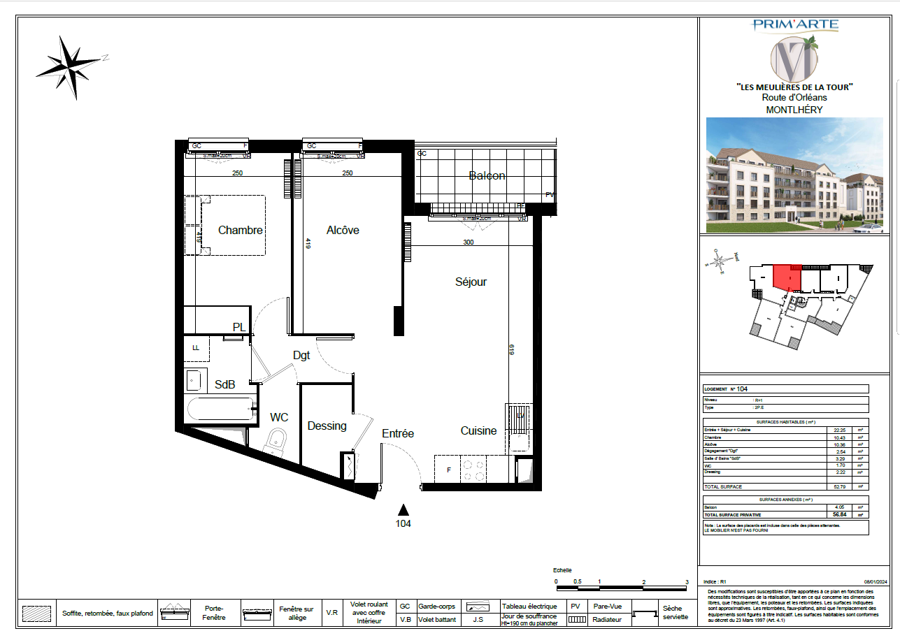 Vente Appartement à Montlhéry 3 pièces