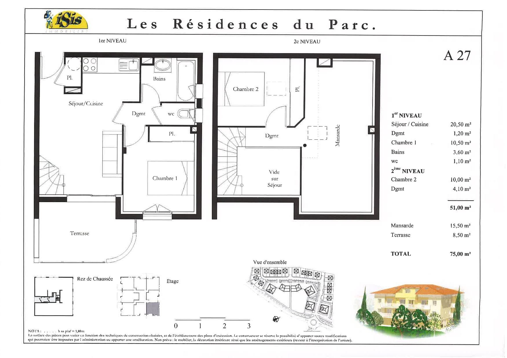 Vente Appartement à Sainte-Marie 3 pièces