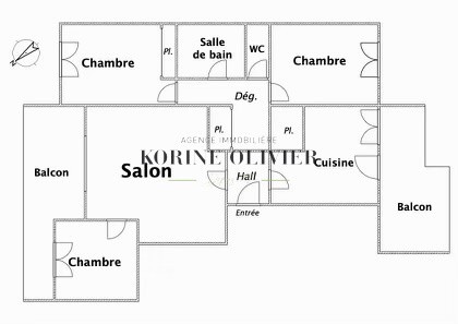 Vente Appartement à Marseille 5e arrondissement 4 pièces