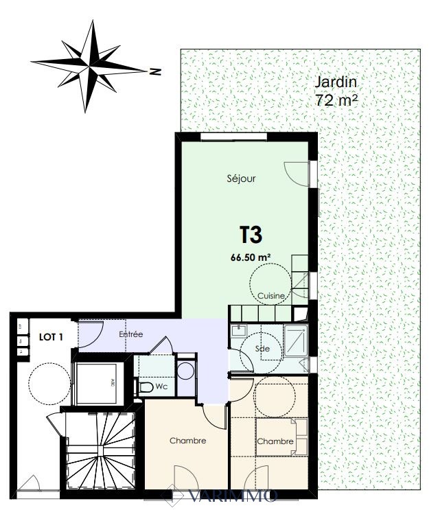 Vente Appartement à Six-Fours-les-Plages 3 pièces