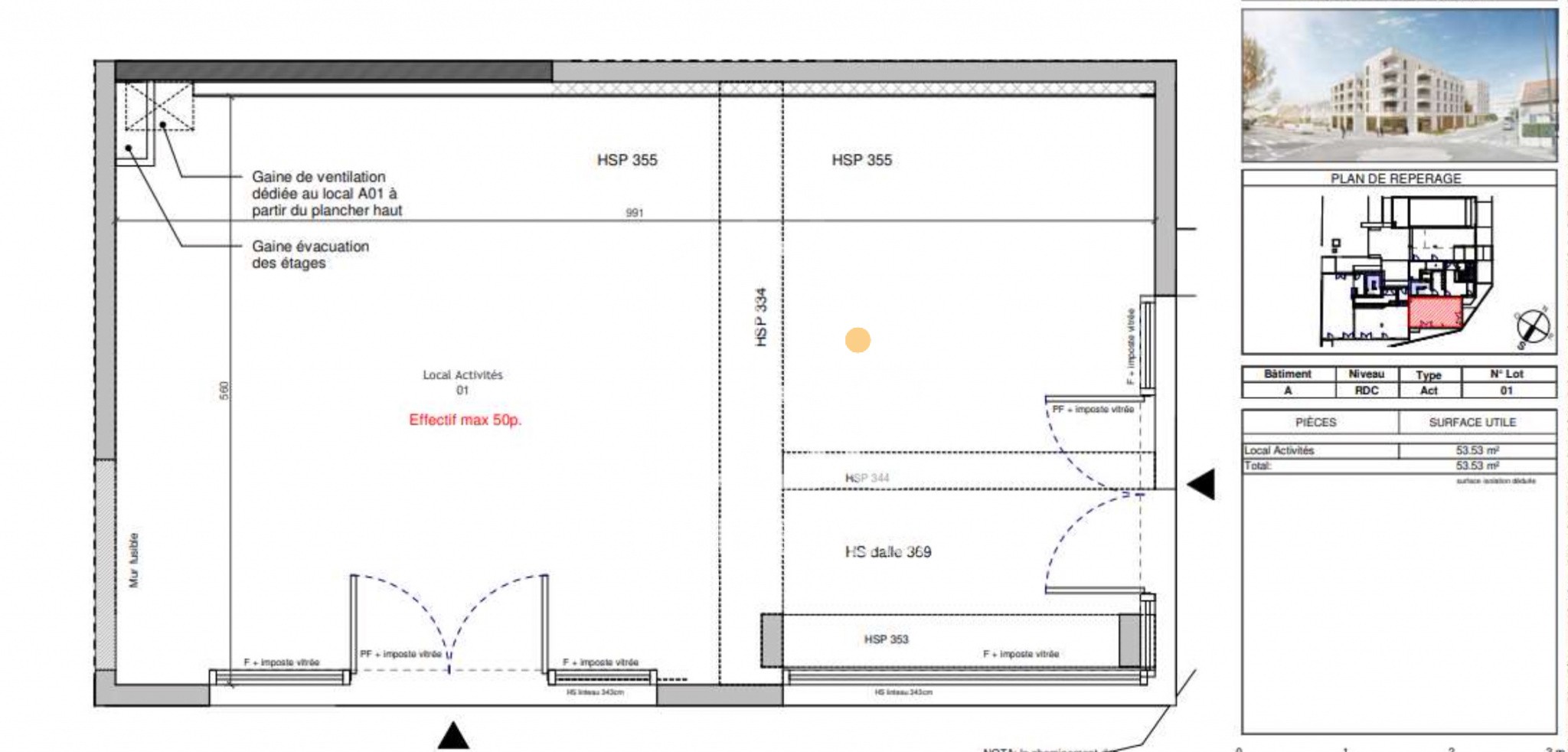 Location Bureau / Commerce à Nantes 0 pièce