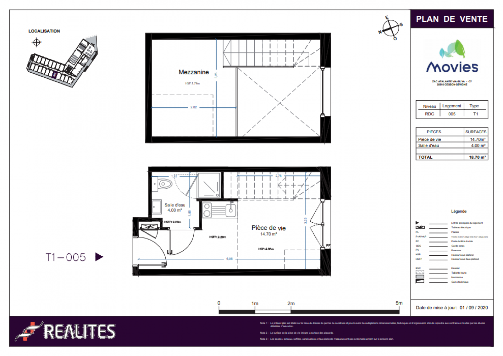 Vente Appartement à Cesson-Sévigné 1 pièce