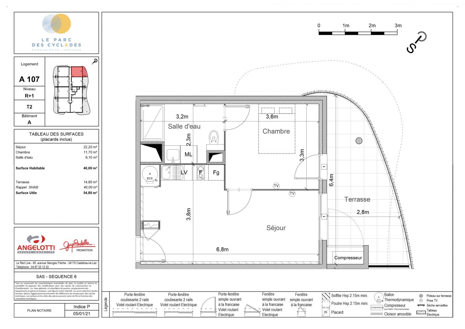 Vente Appartement à Sérignan 2 pièces