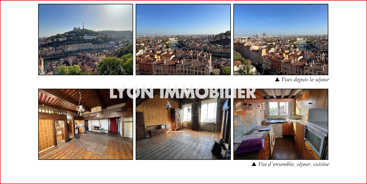 Vente Appartement à Lyon 1er arrondissement 3 pièces