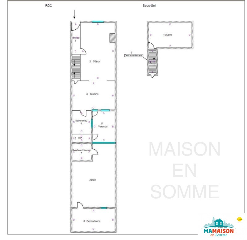 Vente Maison à Amiens 4 pièces