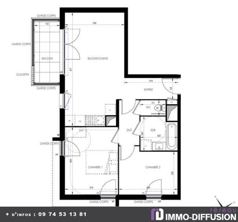 Vente Appartement à Ermont 3 pièces