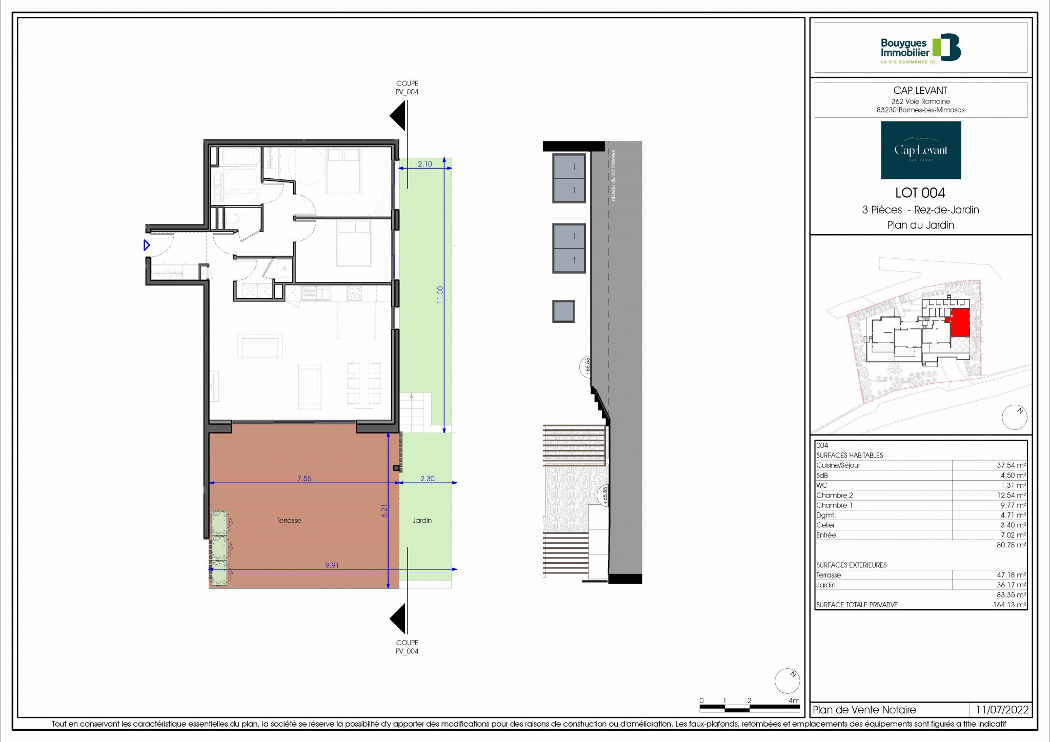 Vente Appartement à Bormes-les-Mimosas 3 pièces