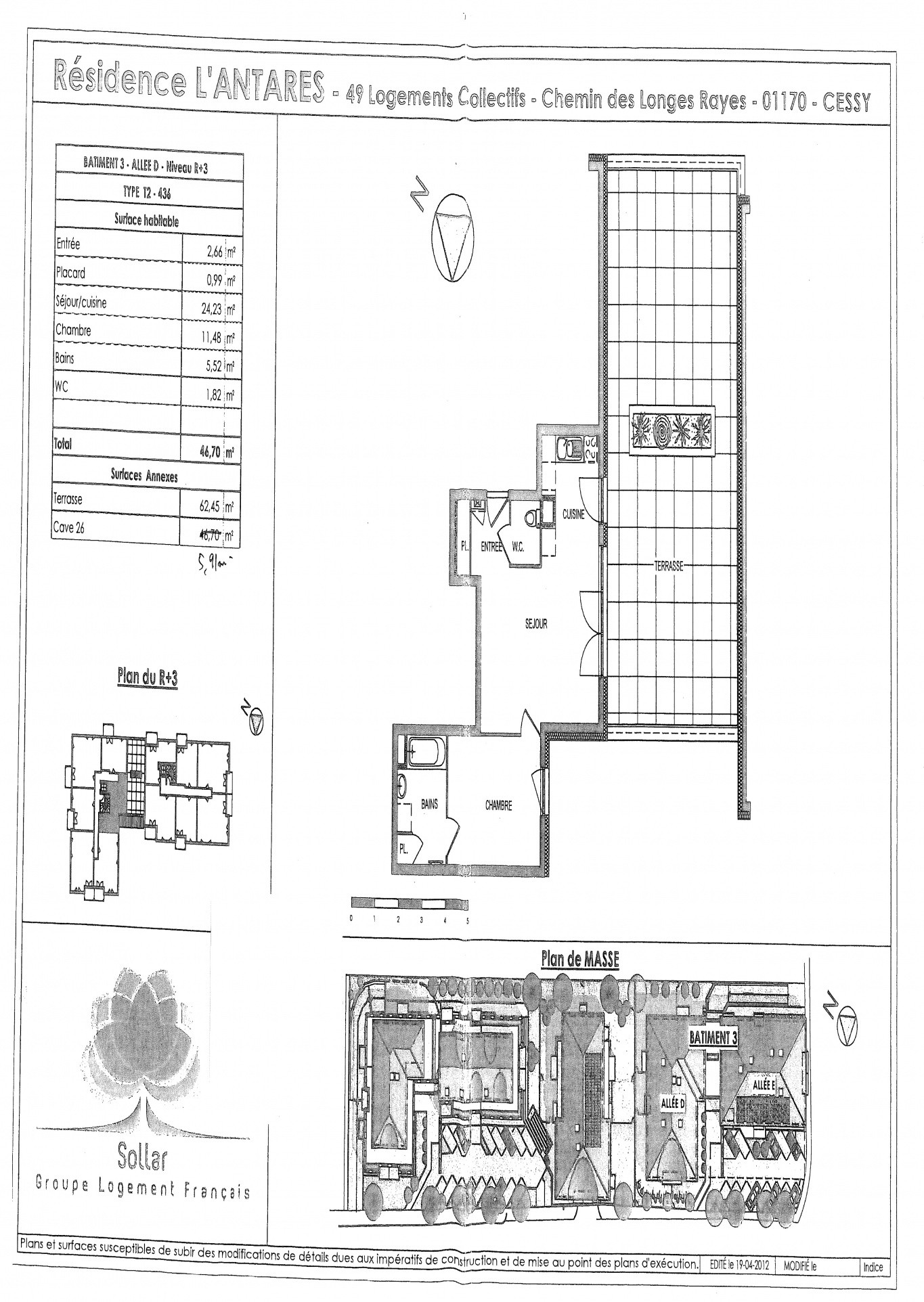 Vente Appartement à Cessy 2 pièces