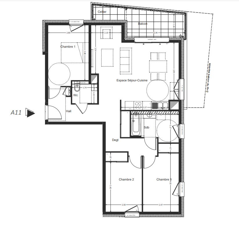 Vente Appartement à Seynod 4 pièces