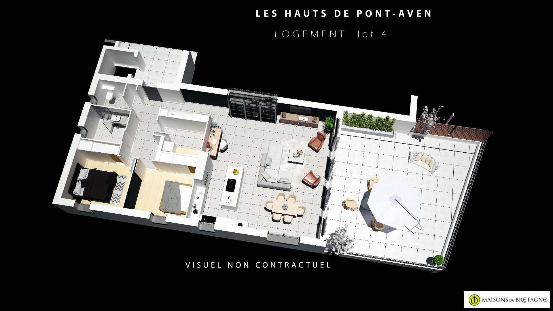 Vente Appartement à Pont-Aven 3 pièces