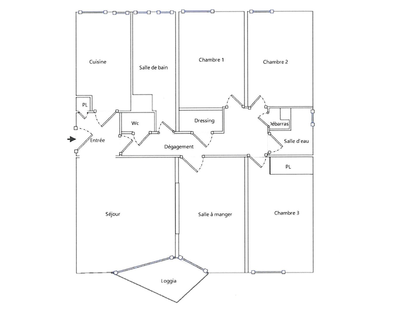 Vente Appartement à Courbevoie 5 pièces