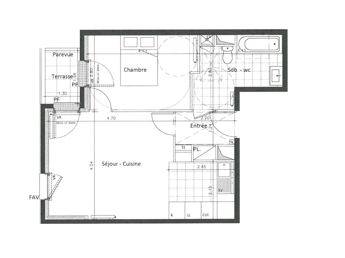 Vente Appartement à Asnières-sur-Seine 2 pièces