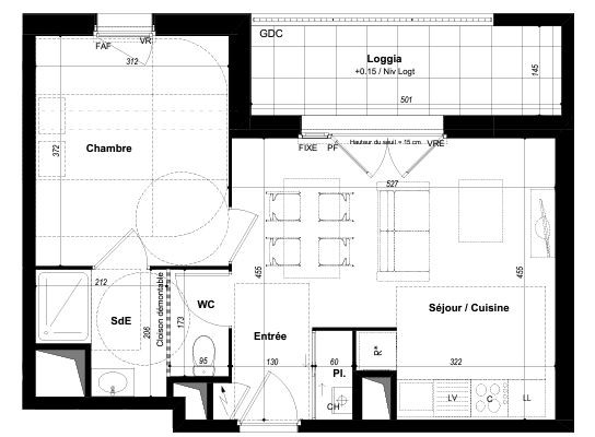 Vente Appartement à Châteaubourg 2 pièces