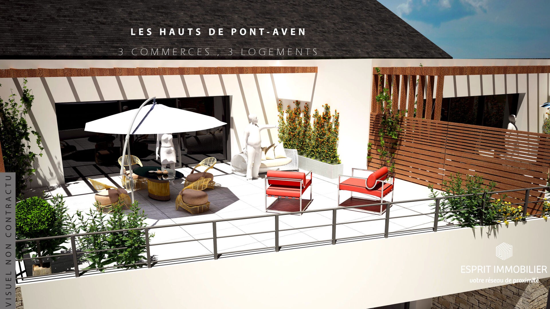 Vente Appartement à Pont-Aven 3 pièces