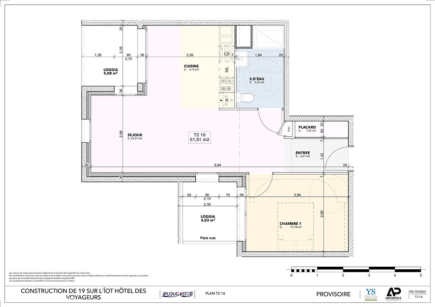 Vente Appartement à Plougastel-Daoulas 2 pièces