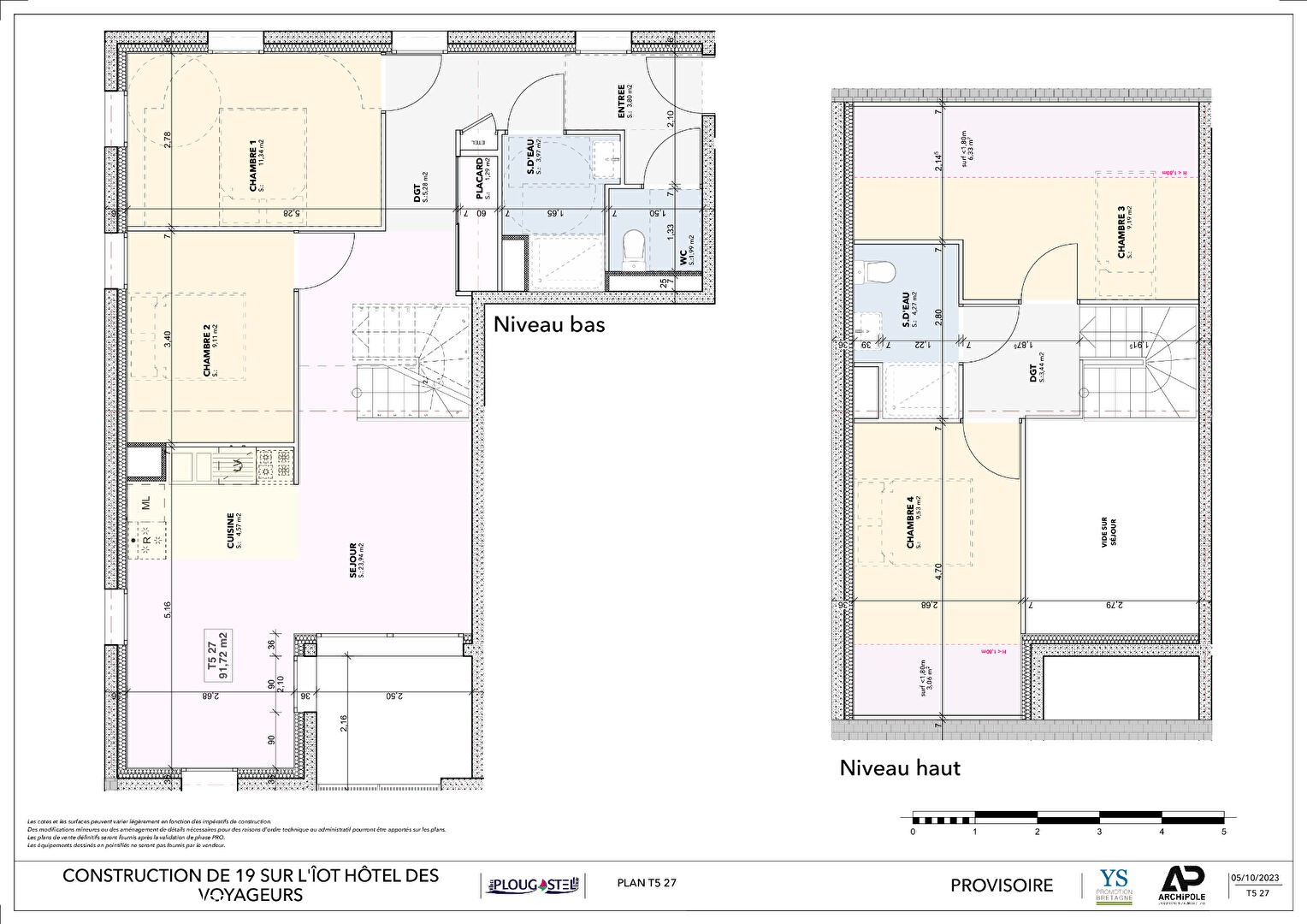 Vente Appartement à Plougastel-Daoulas 5 pièces