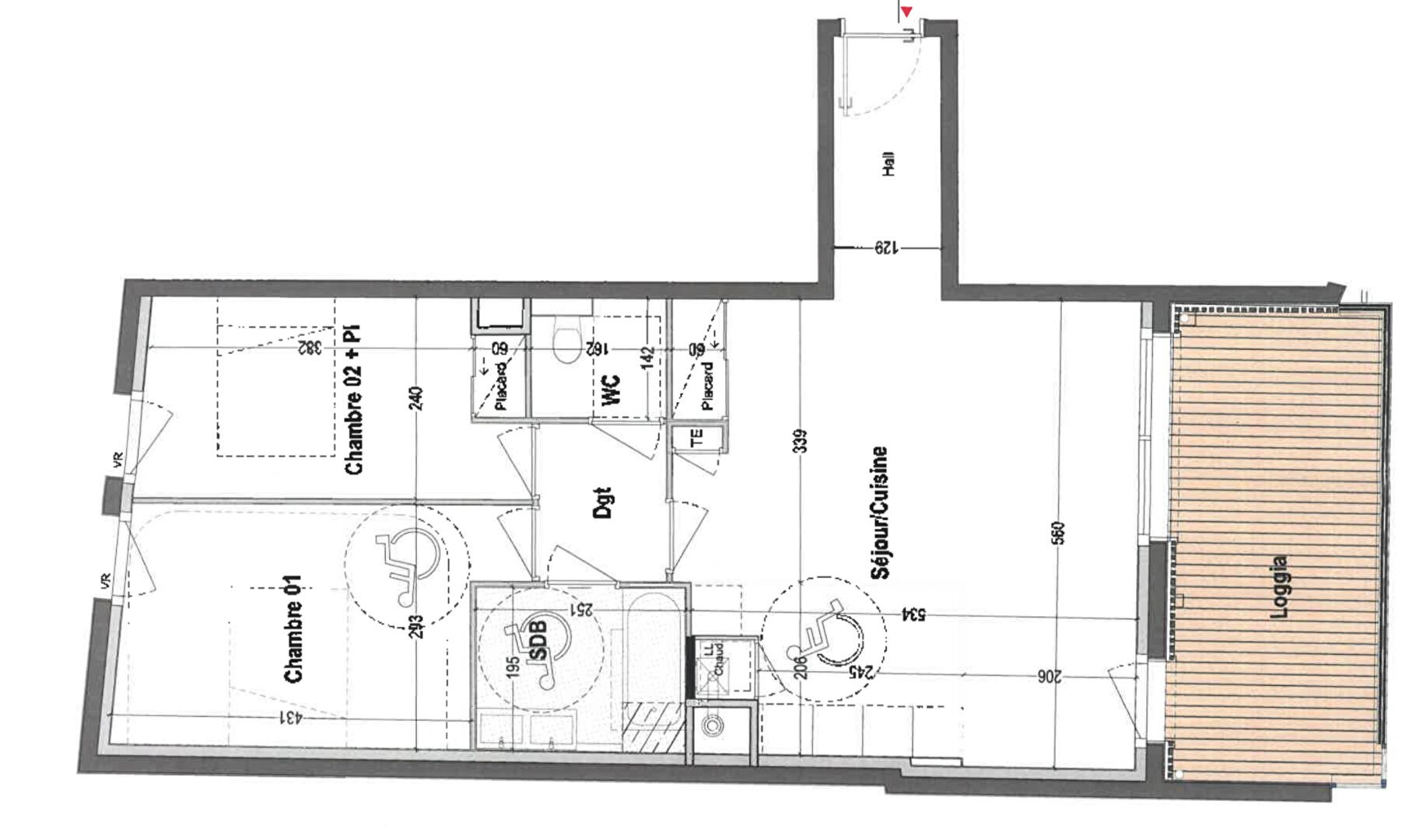 Vente Appartement à Rennes 3 pièces